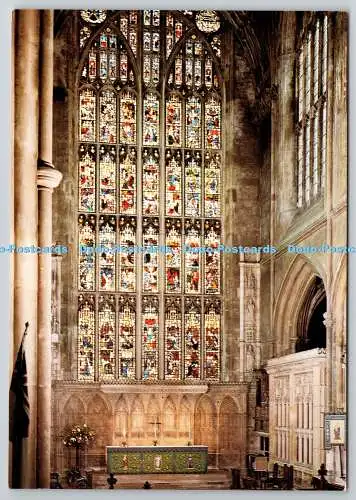 D321256 Bath Abbey. Ostfenster und Heiligtum. J. Arthur Dixon. Großbritannien. D