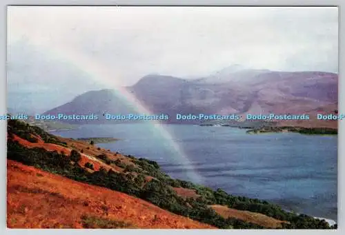 D316871 Regenbogen über Loch Lomond und Ben Lomond. W. S. Thomson. Fort William