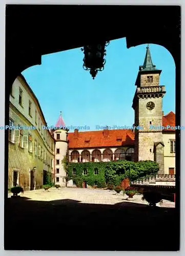 D321306 Hruba Skala. Zweiter Hof mit Turm Baujahr 1859. Zdenko Feyfar. T