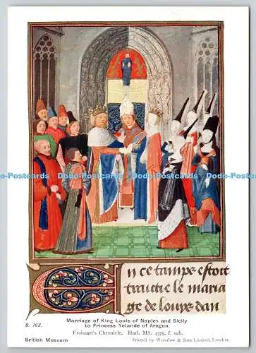 D321322 British Museum. Hochzeit von König Ludwig von Neapel und Sizilien mit Prinzessin