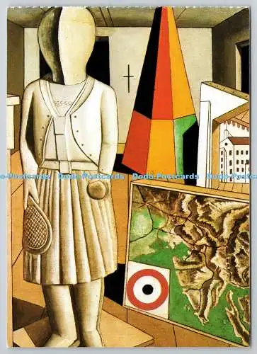 D321355 Carlo Carra. Metaphysische Muse 1917. Beeldrecht 1990. Moderne Kunst. Magna.