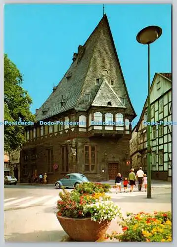 D321383 Goslar. Harz. Brusttuch. Andres Verlag. Hamburg. ANCO. Postkarte
