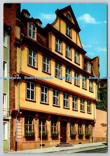 D321386 Frankfurt am Main. Goethe Haus. Verlag Michel. Krüger. Farbe Qualitatska