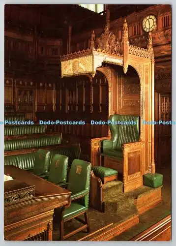 D321481 Palace of Westminster. Lautsprecherstuhl. Walter Scott Farbserie. Bradf