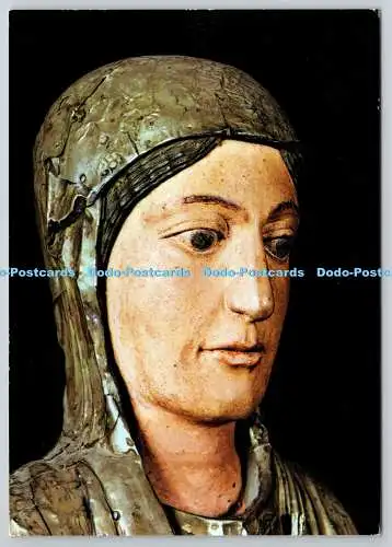 D321482 Orcival. Puy de Dome. Basilique Notre Dame. Vierge en Majeste du XIIe s.