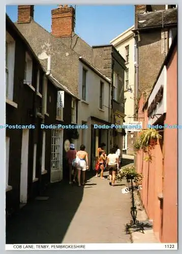 D321502 Pembrokeshire. Tenby. Cob Lane. Haven Colourprint Pembroke Dock. Pembrok