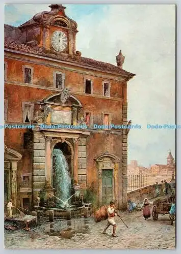 D321551 Museo di Roma. Fontana Di Ponte Sisto. Roma Sparita. E. Roesler Franz. M