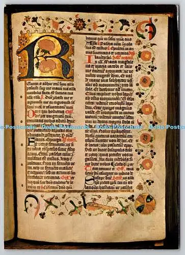 D321566 Librije St. Walburgskerk. Zutphen. Bladzijde uit een middeleuws missaal
