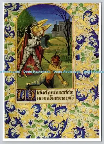 D321597 Stonyhurst College. Stunden von Elizabeth Plantagenet. St. Michael Vanquish