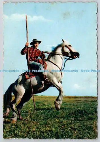 D321649 En Camargue avec les Gardians. Rella. Schön. Rellacolor. Mexichrom. N.1