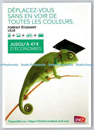 D321656 Deplacez vous sans en voir de toutes les couleurs. Forfait etudiant lill