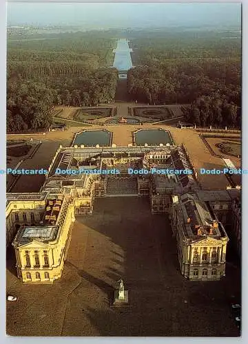 D321690 Frankreich. Chateau de Versailles. Vue aerienne perspective du corps central