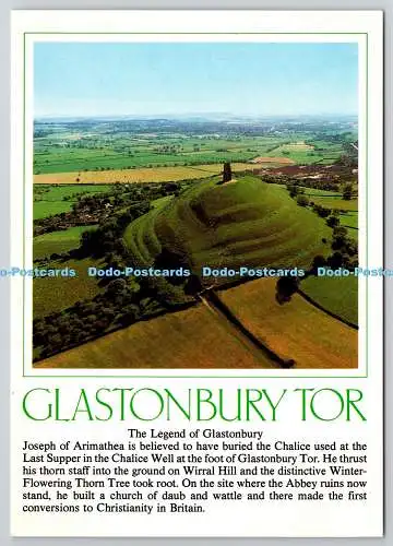 D321728 Somerset. Glastonbury Tor. West Air Photography. J. Arthur Dixon. John H