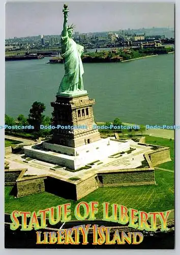 D321732 New York City. Liberty Island. Freiheitsstatue. ALMA. Alfred Mainzer.
