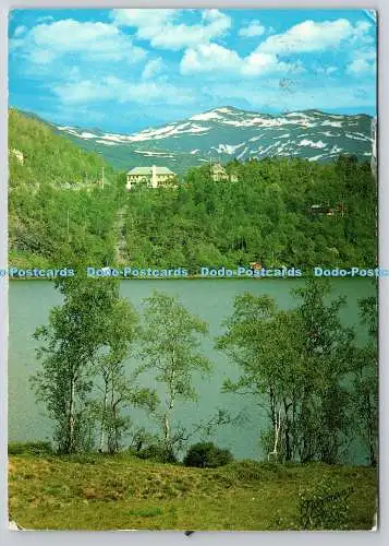 D321735 Norwegen. Kvamskogen. Sandvenseter Hotel an der Bergen Norheimsund Straße. Norma
