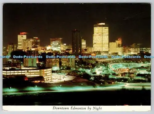 D321764 Downtown Edmonton bei Nacht. Alberta Color Productions. Speedfast Printer