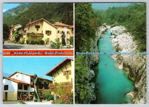 D321770 Pozdraviz Kobarida. A. Nemec. Prospektbiro. Nova Gorica. Postkarte. Mult
