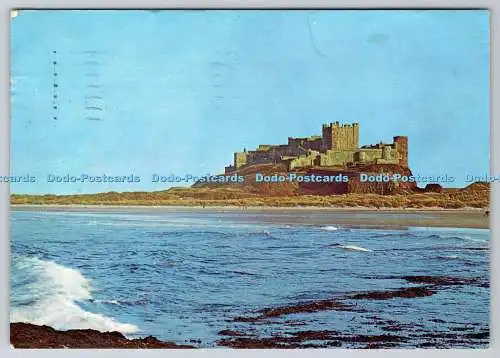 D321777 Northumberland. Schloss Bamburgh aus dem Nordosten. J. Arthur Dixon. Gr