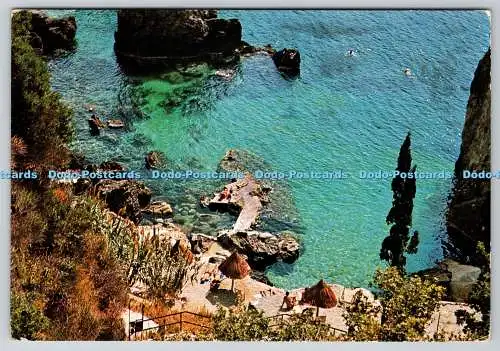 D321805 Griechenland. Korfu. Paleocastritsa. M. Toumbis. N. 717. 1980. Postkarte