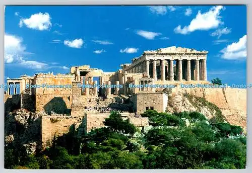 D321808 Griechenland. Athen. Blick auf die Akropolis. Postkarte