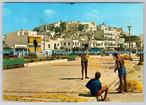D321812 Griechenland. Naxos. Hauptquadrat. Delta. E. Diakakis. Athen. N. 1006. 1974. P