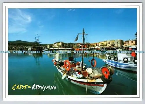 D321816 Griechenland. Kreta. Rethymno. Stavros und Kostas Marmatakis. Chania. Postkarte