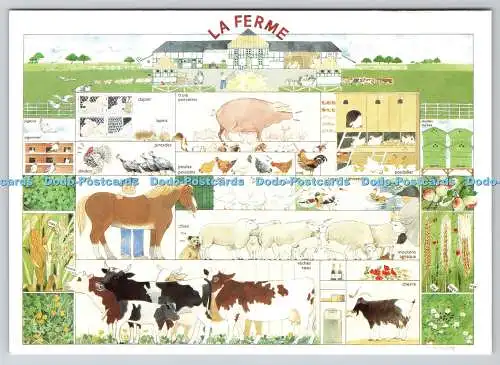 D321827 La Ferme. Monique Touvay. Les Quatre Zephires. Hardy 1997. Versailles. F