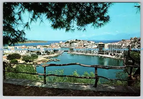 D321847 Griechenland. Kreta. Haghios Nicolaos. Gesamtansicht der Lagune. Diakakis. A