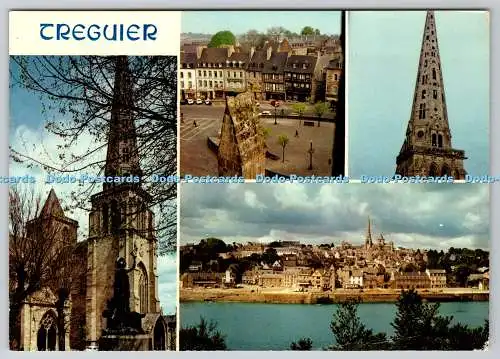 D321852 Cotes du Nord. Treguier. La Bretagne en Couleurs. La Cathedrale et la st