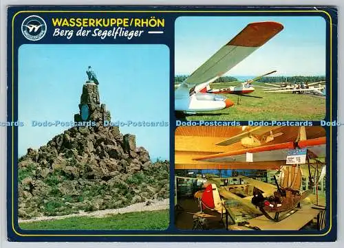 D321895 Wasserkuppe. Naturpark Rhon. Berg der Segelflieger. Schoning und Gebrude