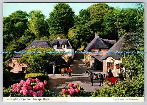 D321909 Devon. Cockington Forge in der Nähe von Torquay. Malerisches Dorf. E. Ludwig. Ir