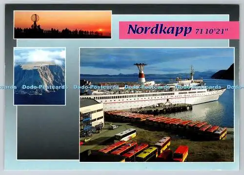 D321918 Norwegen. Nordkap. Kreuzfahrtschiff im Hafen von Honningsvag. ZUM FOTO ALS.