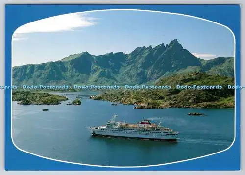 D321919 Norwegen. Lofoten. ZUM FOTO ALS. Harstad. HG Offset. Postkarte