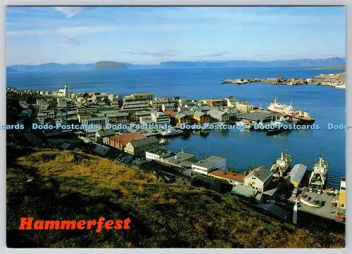 D321938 Norwegen. Hammerfest. ZUM FOTO ALS. Harstad. HG Offset. Postkarte