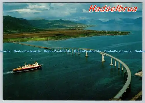 D321939 Norwegen. Hadselbrua. Stokmarknes. ZUM FOTO ALS. Harstad. HG Offset. Postwagen