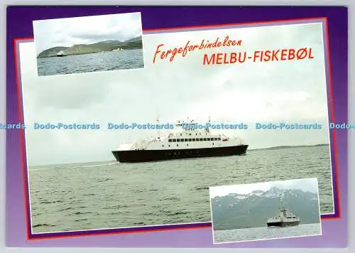 D321940 Norwegen. Fergeforbindelsen Melbu Fiskebol. ZUM FOTO ALS. Harstad. HG Offset