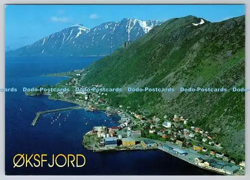 D321942 Norwegen. Oksfjord. ZUM FOTO ALS. Harstad. HG Offset. Postkarte