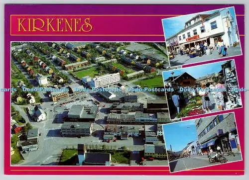 D321944 Norwegen. Kirkenes. ZUM FOTO ALS. Harstad. HG Offset. Postkarte. Multi View