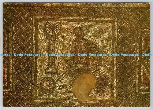 D321953 Isle of Wight. Römische Villa. Mosaikpflaster aus dem 3. Jahrhundert. Astronom. Dix