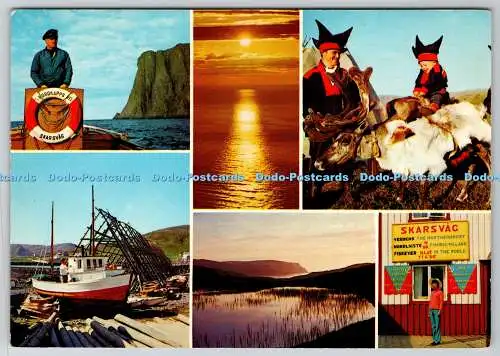 D321957 Norwegen. Skarsvag. Knut Anne Kunstforlag AS. ULTRA. Postkarte. Multi View