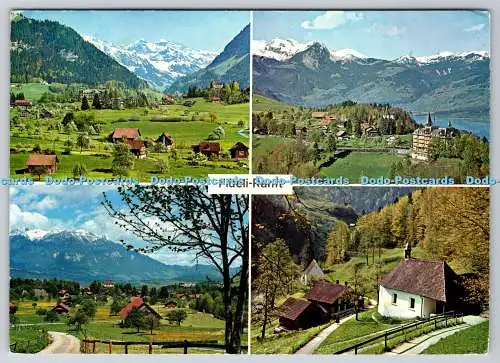 D321962 Flueli Runft. Farbfoto Reinhard. Sachseln. Agfacolor. C 265. Postkarte.