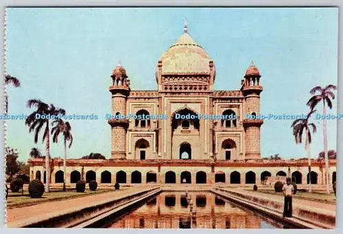 D321970 Indien. Delhi. Safdarjangs Grab. Postkarte
