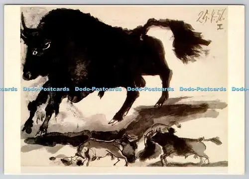 D321976 Pablo Picasso Skizzenbuch Illustration Nr. 139. 1956. The Pace Gallery. S