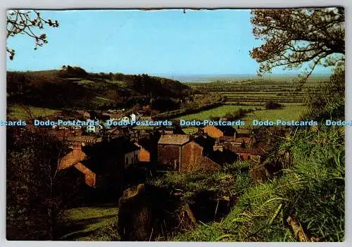 D321977 Broughton in Furness vom Hügel mit Blick auf die Stadt und mit Blick nach unten