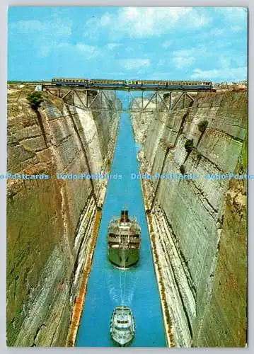 D321980 Griechenland. Der Isthmus. Postkarte