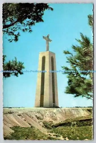 D322000 Portugal. Almada. Monumento a Cristo Rei. Cores Naturals. A. Torres. Imp
