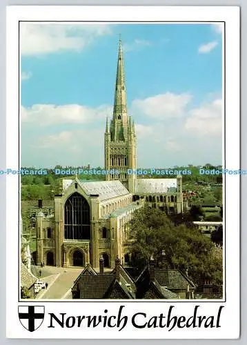 D322013 Norwich Cathedral. Die Westfront. Jarrold. PM Norwich