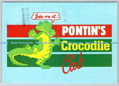 D324014 Pontin s Crocodile Club. J and S Cards Ltd. Taunton. Gatwick Publishing