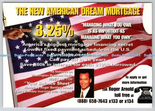 D324023 Die neue amerikanische Traum-Hypothek. Rufen Sie Roger Arnold an. CMC. Alliance Apprai