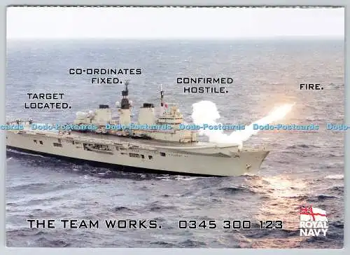 D324034 Das Team funktioniert. Informationen über eine Karriere in der Royal Navy. Bumerang Med
